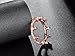 Presentski 925 Sterling Silver Rose Gold Crown Ring for Women Birthday Gift