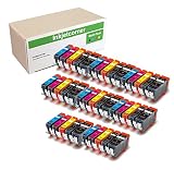 Inkjetcorner Compatible Ink Cartridges Replacement for PGI-250XL CLI-251XL PGI 250 CLI 251 for use with MG5420 MG5520 MG5522 MX922 MX722 MG5620 MG6420 (40 Pack)