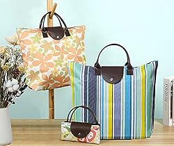 Foldable Shopping Bag with Wheels Collapsible