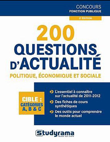 200 questions d'actualité politique, économique et sociale