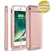 iPhone 7 Battery Case, Nero7 (Apple MFi Certified Connector) 120% Extra Charging Power Extended Portable Slim Protective Charger Juice Pack (Rose Gold)