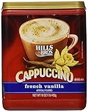 Hills Bros French Vanilla Cappuccino Drink Mix 1LB 3-pack