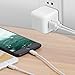 USB Wall Charger, Dual USB Charger, 2Pack 5V/2.1A Quick Charger Portable Travel Charger with Foldable Plug for iPhone X / 8 / 7 / 6s / 6 Plus, iPad Pro / Air 2 / mini 4, Samsung S5 More White