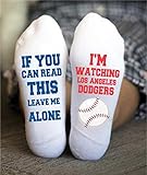 Los Angeles Dodgers Socks Funny Birthday Gifts Baseball Team