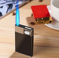 Torch Lighter, Windproof Butane Lighter, Lever-Type