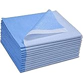Avalon Papers Single-Use Medical Equipment Drape, Blue, 40" x 72" (Pack of 50) - Stretcher Sheet or Treatment Table Cover - F