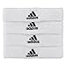 adidas Interval 3/4-inch Bicep Band, White/Black, One Size