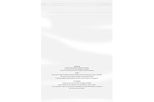 iMailer - 100 Count - 18" x 24" Clear Plastic Poly Bags with Suffocation Warning Self Seal 1.6 Mil for Clothing, T-Shirts, Pants-Resealable Adhesive,Not Strong