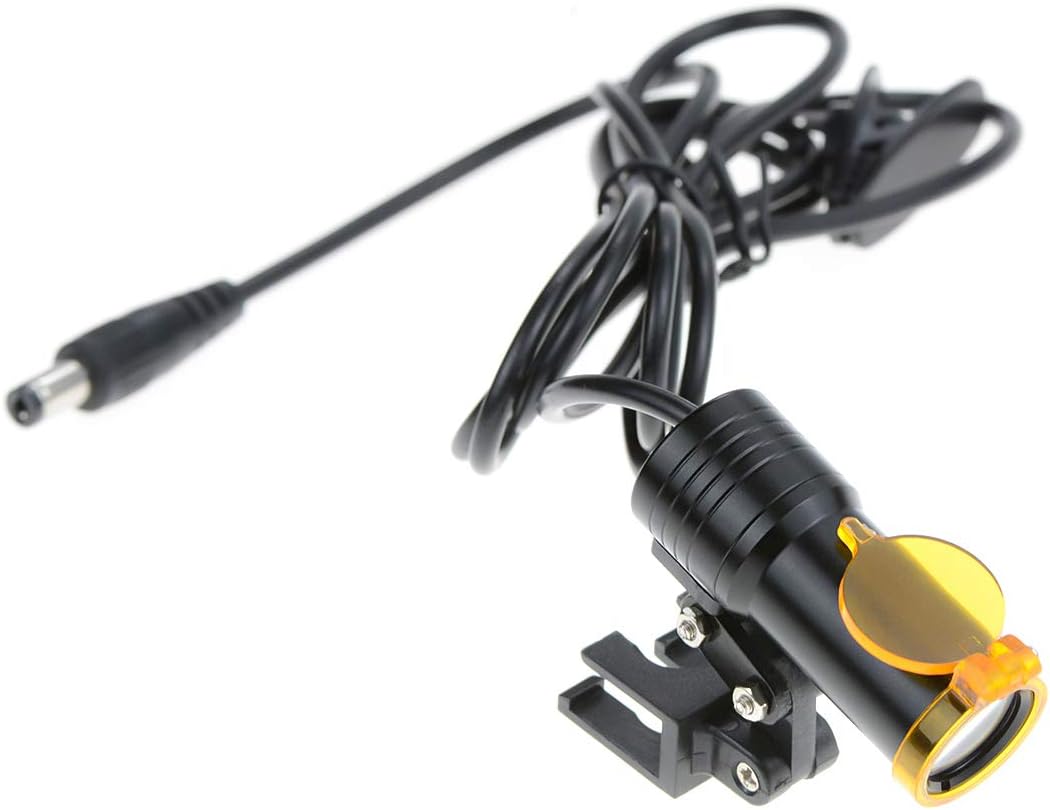 Aprodite 5W Insert Clip Clamp LED Head Light Lamp for Dental Binocular loupes Glasses