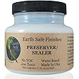 Earth Safe FInishes Preserver Sealer for All Surfaces (Wood, Concrete, Brick, Terra Cotta, etc) Durable, Non Toxic, Non Flammable, No VOC, Made in USA (Preserver/Sealer, 32oz)