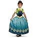 Anna Frozen Fever Deluxe Costume, One Color, Small (4-6)