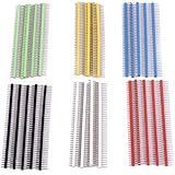 Cylewet 30Pcs 40 pin Breakable Pin Header 2.54mm Single Row Male Header Connector Kit PCB Pin Strip for Arduino (Pack of 30) CYT1006