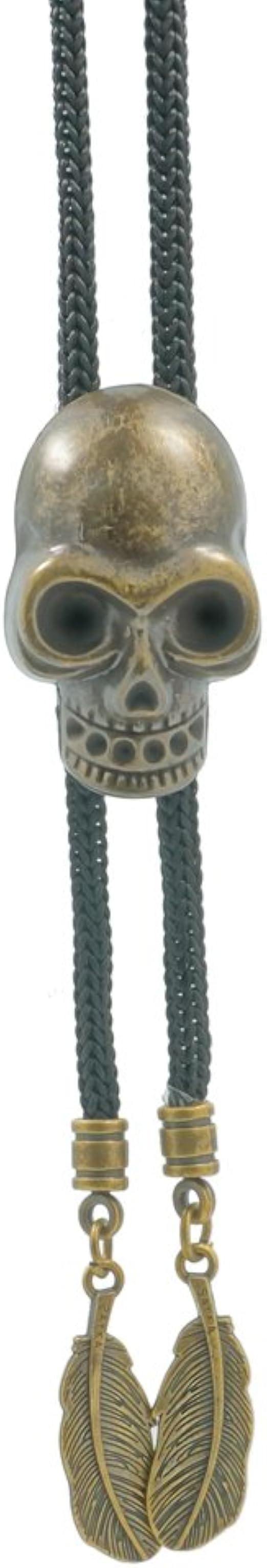 skull bolo tie