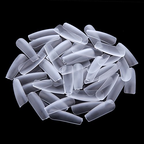 Makartt 600pcs/bag coffin false tips ultra thin clear full cover …