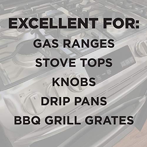 Weiman Gas Range and Stove Top Cleaner and Degreaser 2 Pack Dissolves Cooked On Food and