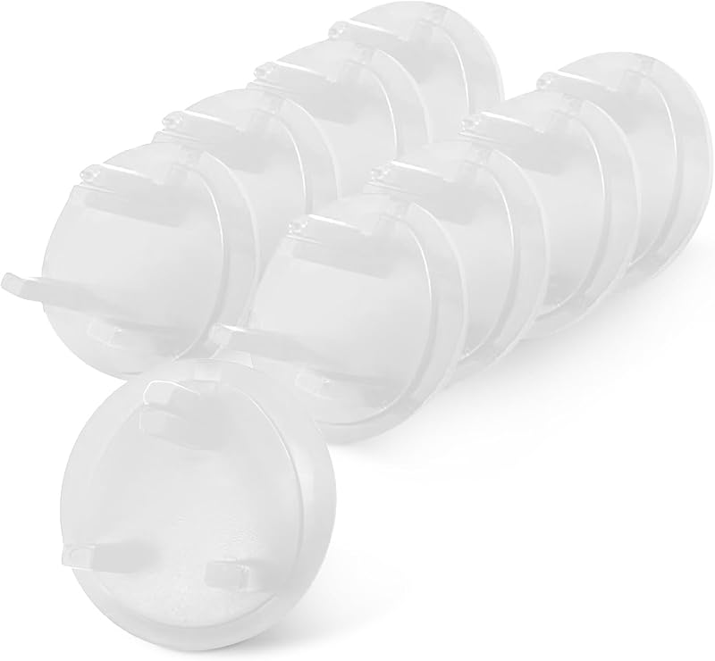 kidoola Pack of 24 Socket Covers for UK Type G Plugs White