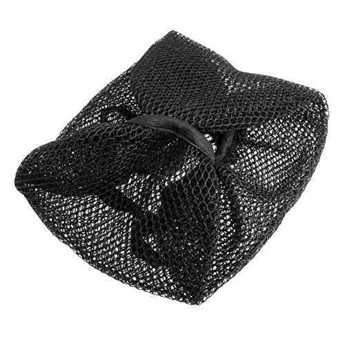 dDanke Motorcycle Scooter Moped Seat Cover Cap Breathable Net Cushion 3D Spacer Mesh Fabric with Bouncy, Black - Thumbnail 7