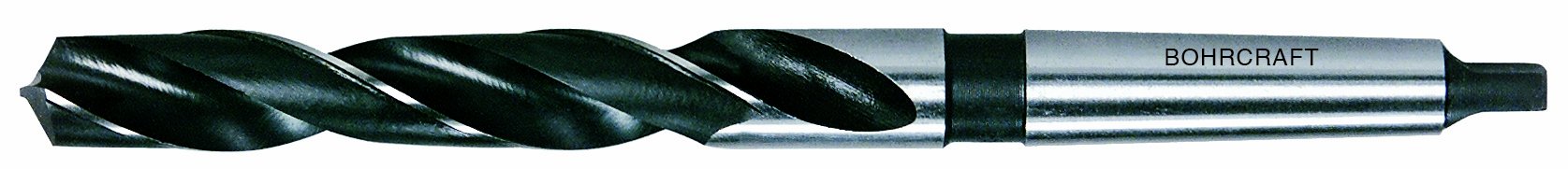 Bohrcraft Spiral Drill Bit DIN 345 ​ ​ High-Speed Steel Type N 12.5 mm/MK 1 in Quadro Pack (1 Pack of 14500301250