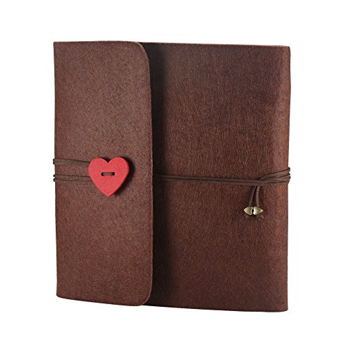 Farway vintage diy photo album scrapbook (brown)