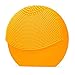 FOREO Luna Play Plus Portable Facial Cleansing Brush Waterproof Skin Care Device with Replaceable Battery, Sunflower Yellow