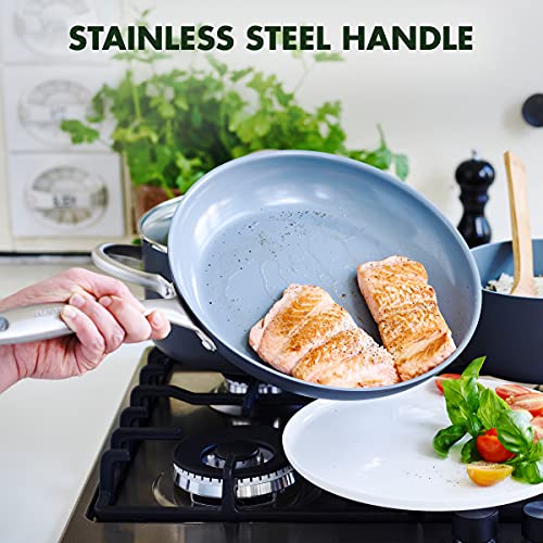 GreenPan Lima Hard Anodized Healthy Ceramic Nonstick 8" Frying Pan
