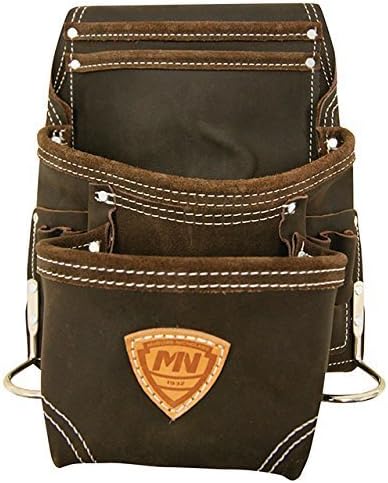 McGuire 10 Pkt. Carpenter's Pouch, Oil Tanned Leather 695-E by McGuire