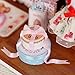 Ogrmar Wooden Dollhouse Miniatures DIY House Kit with Cover and Led Light-Happiness World