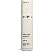 ATTITUDE Oceanly Face Scrub Stick, EWG Verified, Plastic-free, Plant and Mineral-Based Ingredients, Vegan and Cruelty-free Beauty Products, PHYTO CLEANSE, Unscented, 1 Ounce