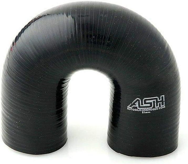 19mm Black 180 Degree Silicone Elbow Hose