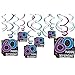 Amscan 674060 Hanging Swirl Ceiling (12ct) Party Decorations, One Size, Multicolor