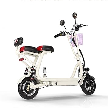 XPZ00 Elektro-Scooter Kinder-Elektroauto-Klappbarer,White
