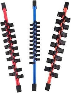 LIOOBO 3 Piezas 1/2 – 3/8 – 1/4 Industrial ABS plástico Montaje Carril