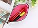 Leegoal(TM) Elegant Multi Fuctional Canvas Floral Pouch Pencil Pen Case Bag (Pink)