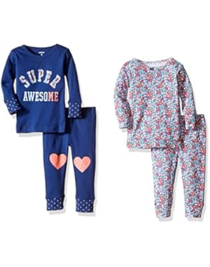 Baby Girls' 4 Piece PJ Set (Baby)