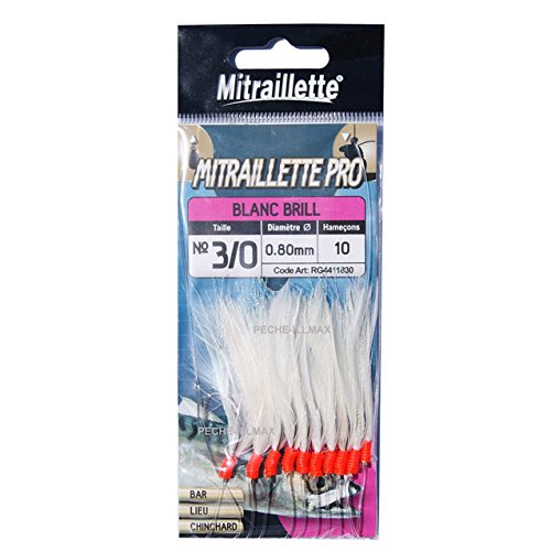 Leurre Mitraillette Mitrassorti 5 Hameçons Ragot - Ligne Pêche Mer