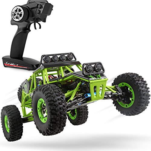 WLtoys RC Cars 1/12 Scale 2.4G 4WD High Speed Electric All Terrain Off-Road Rock Crawler Climbing Buggy RTR - Best Christmas Gift for Kids and Adults