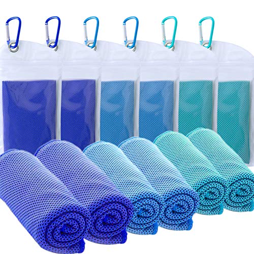 6-Packs-Cooling-Towel-40x-12-Ice-TowelMicrofiber-TowelSoft-Breathable-Chilly-Towel-for-YogaSportGymWorkoutCampingFitnessRunningWorkoutMore-Activities