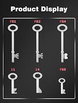 Mellbree Fire Brigade Drop Keys Set 6pcs FB, FB1, FB2, FB4, FB11, FB14 view 4