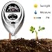 Supersks 3-in-1 Soil Tester Meter Test Kit for Light, Moisture and PH Suitable for Indoor Plant Flowers, Outdoor Vegetable Garden, Lawn, Farm, Horticultural Plant Testing Equipment (Silver)