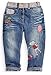 EGELEXY Little Girl Cartoon Long Sleeve Pullover Tops and Jeans Pants Sets 8PCS Outfits