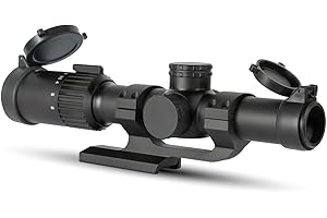 Monstrum Banshee 1-6x24 LPVO Rifle Scope with Offset Scope Mount
