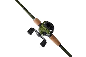 Pflueger Monarch Low Profile Baitcast Reel and Fishing Rod Combo