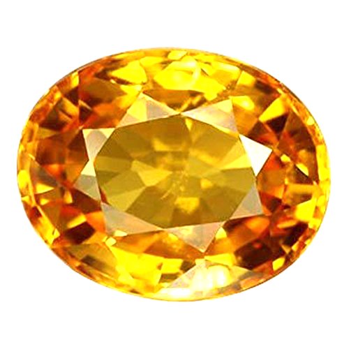 Buy GEM Creations Certified Natural Yellow Sapphire (Pukhraj) 5.25 Ratti  rashi Ratan for jyotishi Astrology at Amazon.in