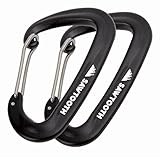 Sawtooth Premium Wiregate Aluminum Carabiners Set of Two (Black) Mini Biners.