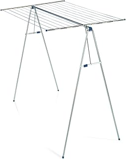Leifheit Hochtrockner Linomaxx 210 mit 21 m Wäscheleine, leicht auf- und zusammenklappbarer Wäscheständer, Standtrockner mit automatischer Arretierung