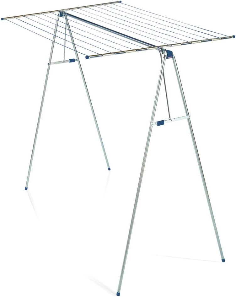 Leifheit Hochtrockner Linomaxx 210 mit 21 m Wäscheleine, leicht auf- und zusammenklappbarer Wäscheständer, Standtrockner mit automatischer Arretierung