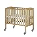 Dream On Me 2-in-1 Folding Birch Portable Crib, Natural , 40x26x38 Inch (Pack of 1)