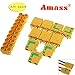 Amass 5 Pair XT90S XT90-S XT90 Connector Anti-Spark Male Female Connector for Battery, ESC and Charger Lead primary