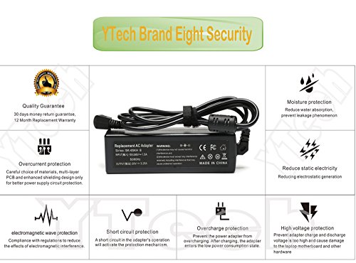 YTech 20v 3.25a 65w Ac Adapter Battery Charger Power Supply for For IBM Lenovo IdeaPad Z580 Z570 U310 U410;Lenovo Essential B570 G480,Fits P/N CPA-A065,ADP-65KH B,PA-1650-37LC PA-1650-56LC