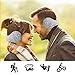 Fleece Winter Earmuffs for Women and Men,Foldable Ear Warmer Soft Ear Cover for Cold Winter